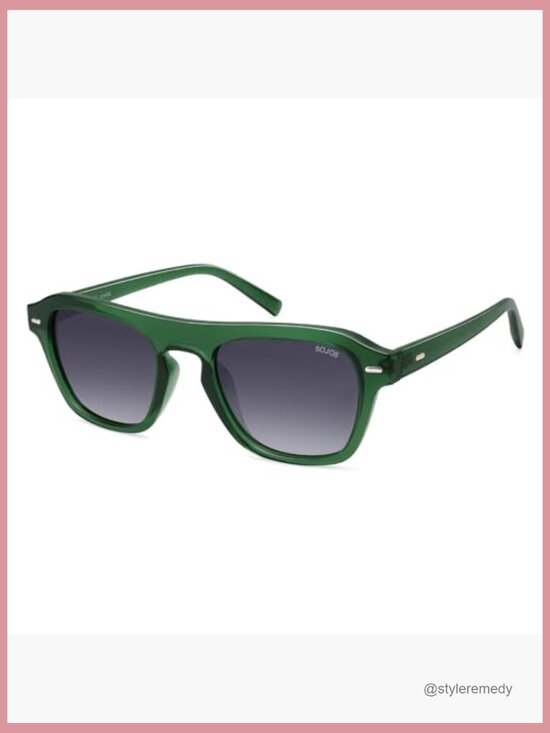 Retro Aviator Polarized Sunglasses with UV400 Protection main image 4